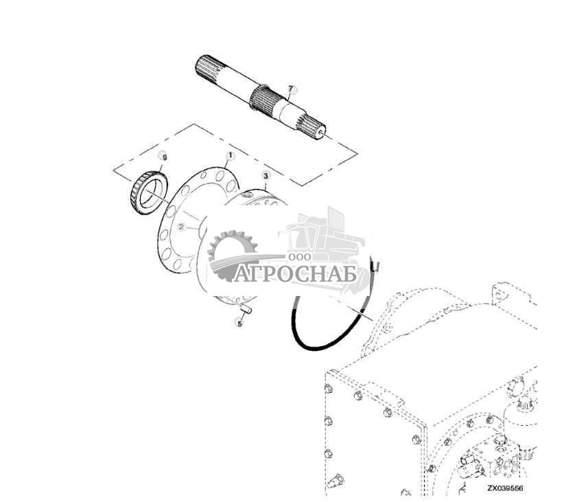 SUPPORT-L.H. TRANSMISSION BRAKE 